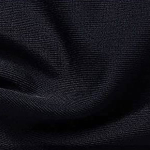 T-shirt de sport pour homme, noir et bleu, à manches courtes, col rond, séchage rapide, respirant, coupe ajustée, en polyester tricoté, vêtements de sport - Product Image 3