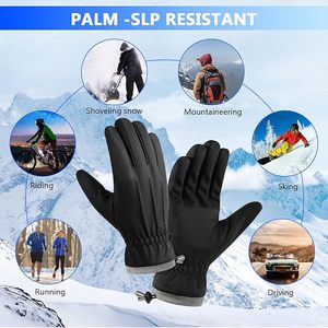 Thermal <b>Gloves</b> for Outdoor Use with Windproof Fabric Non Slip Design and Private Label Options for Winter Sports and Travel - Product Image 6