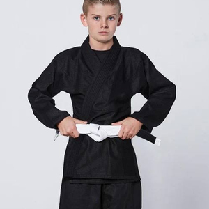 Tenue de sport de Jiu-Jitsu Brésilien en coton à faible grammage avec broderie personnalisée et tissage perlé, tailles jeunes enfants, vêtements d'arts martiaux et de judo - OEM - Product Image 1