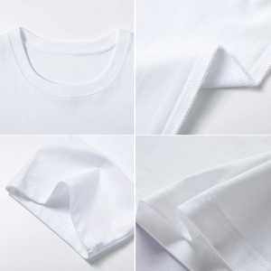 Wholesale Cheap Price Men Oversized T-Shirt Casual High Quality 100% Cotton Knitted Custom <b>Logo</b> Plain Loose Fit Top Trending - Product Image 5