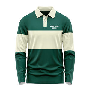 Camisetas Polo de Manga Larga para Hombre con Logotipo Personalizado, Tela Suave Premium, Diseño de Cuello Clásico para Uniformes de Empresa, Pedidos al por Mayor - Product Image 6