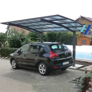 Factory Price Single Car Cover Shelter Ten Carport Double Shed Aluminium Carport for Car Parking Garage Canopy