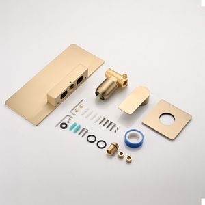 ก๊อกน้ำอ่างล้างหน้าแบบติดผนังทรงน้ำตกแบบก้านเดียว ดีไซน์ทันสมัยสำหรับห้องน้ำและฝักบัว - Product Image 4