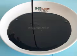 Fuerte Aroma 100% Extracto de café Robusta Material líquido al por mayor para producción de refrescos en frío en paquete de bolsa congelada de tambor - Product Image 2