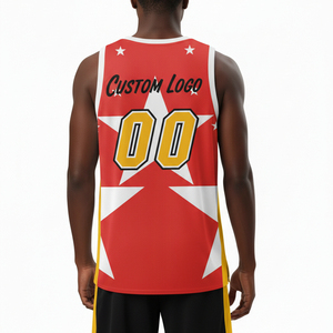Camiseta de Baloncesto para Hombre, Talla Grande, Sublimada Personalizada, Antibacteriana, Transpirable, que Absorbe la Humedad, 100% - Product Image 5