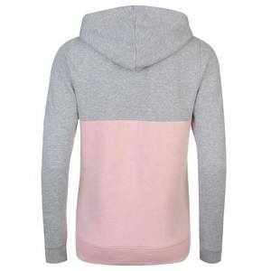 Women's Pink Solid Breathable Casual Full <b>Zip</b> <b>Hooded</b> Sweatshirt Regular Fit Knitted Cotton Autumn Wear Custom Logo - Product Image 6