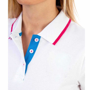 Camiseta Polo de Mujer en Tela Jersey Lisa con Opción de Logotipo Personalizado, Material Transpirable y Diseño Moderno para un Uso Cómodo - Product Image 4