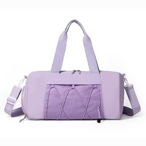 Bolsa de Gimnasio de Viaje con Logotipo Personalizado, Diseño de Letras Moderno, Ligera, Ecológica, Impermeable, con Compartimento para Zapatos, de Poliéster - Product Image 2
