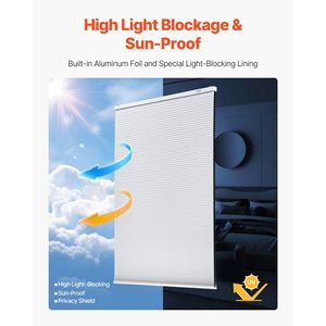 Tapparelle cellulari con filtro a filo intelligente da 1 pollice per oscuramento e otturatori cellulari neri - Product Image 3