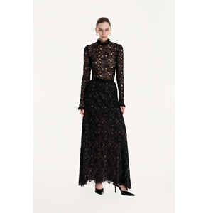 Nouveaux hauts et chemisiers élégants pour femmes LIZZIE LACE PEPLUM TOP Durables et infroissables 92% Polyester 8% Rayonne Chemisiers élégants pour femmes - Product Image 1