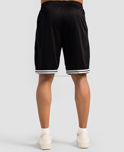 Shorts streetwear pour homme de qualité supérieure, respirants, en tissu Oxford tissé 100% polyester, couleur unie, séchage rapide, coupe-vent, avec cordon de serrage - Product Image 2