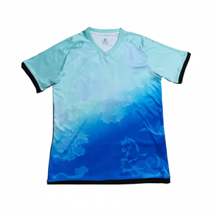 ชุดเสื้อฟุตบอลผู้ใหญ่คุณภาพพรีเมียม พิมพ์ลายดิจิตอลแบบซับลิเมชั่นตามสั่ง แห้งเร็ว ระบายอากาศได้ดี ยืดได้สี่ทิศทาง สำหรับทุกเพศ - Product Image 1