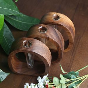 Nouveauté : Jardinières en bois pour l'intérieur et l'extérieur, utilisation pour la décoration de la maison et des hôtels, avec support en bois - Product Image 2