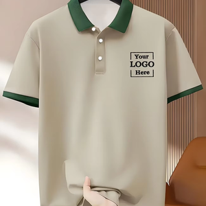 Camisetas Casuales Personalizadas para Hombre - Servicio OEM, Nombre del Equipo Personalizado, Impresión Frontal, Secado Rápido, Manga Corta, Azul Marino, Caqui, Contraste - Product Image 1