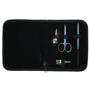 Kit de herramientas para extensiones de cabello Salon Rainbow con pinzas de acero inoxidable, removedor de microperlas, herramienta de crimpado y mini tijeras - Product Image 5