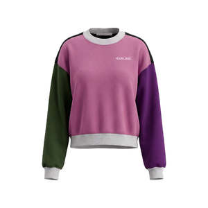 Sweat-shirt personnalisé pour femme - Blocs de couleurs contrastés - Haut personnalisé - Product Image 3