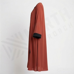 Servicio OEM, Vestido Abaya Islámico de Secado Rápido y Transpirable, Cómodo, de la Mejor Calidad, Venta al por Mayor de Moda Modesta para Mujer - Product Image 3