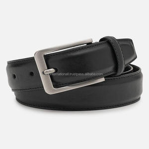 Ceintures en jean décontractées en cuir pour hommes Ceinture classique de travail avec boucle à griffes pour hommes - Product Image 4