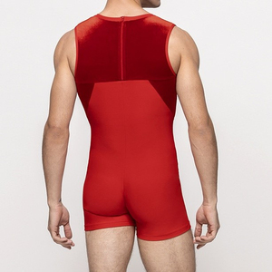 Custom Men's Slimming Thermal Knitted Spandex Compression Underwear Seamless <b>Shapewear</b> Breathable Quick Dry Full Body Shaper - Product Image 4
