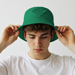 Chapeau Bob en Coton Doux OEM ODM avec Logo Personnalisé, Chapeau de Soleil Tendance, Casquette Décontractée pour l'Extérieur et le Streetwear - Product Image 5