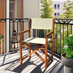 Sillón Plegable de Madera Ecológico y Contemporáneo para Exteriores, Sala de Estar, Comedor, Restaurante y Cafetería - Product Image 1