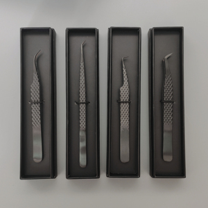 Pinzas Aplicadoras de Pestañas Profesionales Kaamir, Antimagnéticas, Punta Suave de 10 mm, Acero Inoxidable, Mango Cómodo, Alta Calidad - Product Image 6