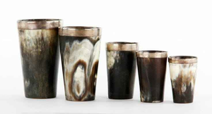 Vasos de cuerno auténtico para chupitos, copas de vino, vasos de cuerno de buey para agua, cerveza, té, café. Vasos de cuerno auténtico disponibles a precio de fábrica por MULTI CRAFT. - Product Image 6