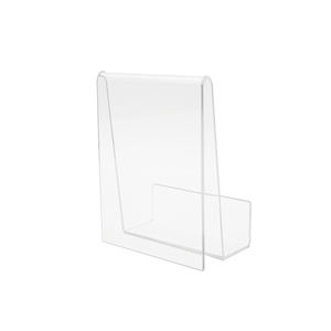 Caja de exhibición transparente de adorno acrílico con forma personalizada, soporte de bola de cubo cuadrado para exhibición de firma de recuerdo protectora - Product Image 5