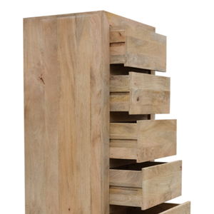 ตู้ลิ้นชักไม้โอ๊คแท้แบบแขวนสำเร็จรูป 5 ช่อง ดีไซน์อินเดียรุ่นล่าสุด สำหรับใช้ในบ้านหรือสำนักงาน - Product Image 4