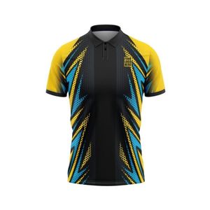 Maillot de cricket à séchage rapide dégradé effet délavé, vêtements de sport par sublimation, logo personnalisé, entraînement d'équipe, performance, match, maillots de cricket - Product Image 3