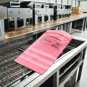 Sacs à fermeture éclair antistatiques LDPE de haute qualité pour l'emballage de composants électroniques avec impression gravure durable - Product Image 1