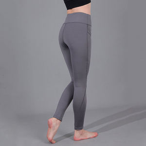 Leggings Largos de Cintura Alta para Mujer con Bolsillos, Pantalones Deportivos de Yoga de Spandex y Poliéster sin Costuras - Product Image 4