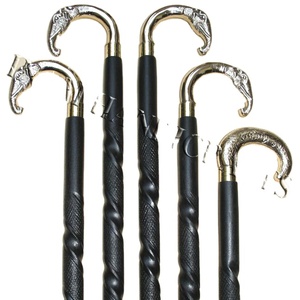 Bâtons de marche rétro sculptés à la main, canettes en bois, bâtons de marche - Product Image 1