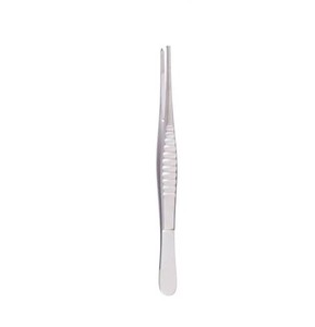 Pinzas para Tejidos de 7 Pulgadas, Patrón Estándar, Puntas Rectas, 1x2 Dientes, Acero Inoxidable, Instrumento Quirúrgico Manual, Certificado CE, Reutilizable - Product Image 4