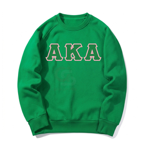 Wholesale custom Stylish for Sorority <b>women</b> AKA Sweatshirt Solid 100% Cotton Eco-Friendly Warm Comfortable Durable Professional - Product Image 5