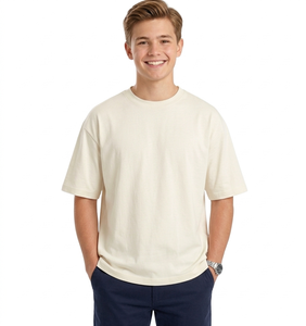 Camiseta de algodón para niños con logo personalizado de fábrica directa, de corte holgado y manga corta, informal de verano, de Bangladesh. - Product Image 3