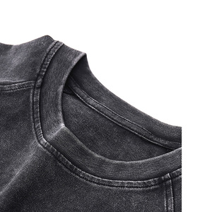 <b>Men</b> Crew Neck Sleeveless T-Shirt Plain Dark Gray 100% Cotton Knitted All Seasons Machine Washable T Shirts - Product Image 6