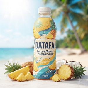 Customized Coconut Drink NFC Beverage Sugar-Free Pineapple Juice Packaging <b>Bottle</b> Tea Flavor Made in Vietnam - Product Image 1