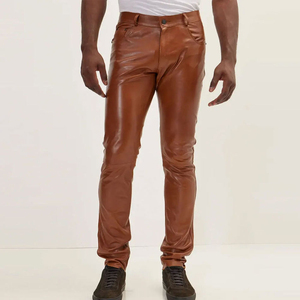 Men's Lightweight Canvas Straight Fit <b>Trousers</b> <b>with</b> Side Pockets <b>Elastic</b> <b>Waist</b> Casual Winter Wear - Product Image 1