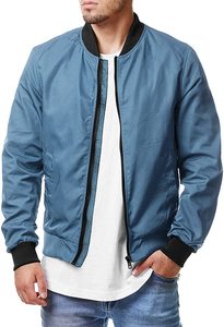 OEM Custom CWU 45P Stand Collar Winter Waterproof Windproof Casual Loose Fit Ribbons Plain Dyed Pilot <b>Flight</b> MA2 Bomber <b>Jacket</b> - Product Image 5