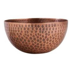 Cuenco de Cobre Puro de Calidad Superior para Servir Alimentos Saludables, Estilo de Vida Ayurvédico, Esencial para la Cocina, Duradero, Hecho a Mano - Product Image 3