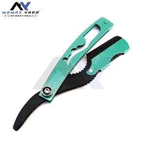 Custom Color Stainless Steel <b>Swing</b> Lock Folding Barber Razor with Reusable Replaceable Blades for Throat and Beard Grooming OEM - Product Image 4