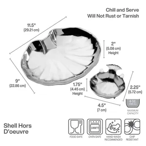 Elegante Bandeja Metálica Hecha a Mano para Decoración de Mesa y Accesorios de Lujo para el Hogar, Bandeja Metálica Elegante para Mesa de Comedor y Sala de Estar - Product Image 1