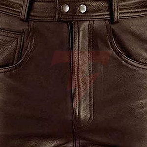 Outdoor Solid Color <b>Men's</b> <b>Leather</b> <b>Pants</b> Casual Straight Lightweight High Waist Breathable High Quality Winter Customizable Hot - Product Image 6