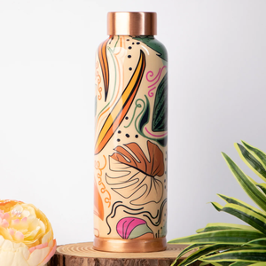 Botella de Agua de Cobre Puro Impresa Shree Shakti Exim, a Prueba de Fugas, para Oficina, Viajes, Uso Doméstico y Regalos Promocionales - Product Image 3