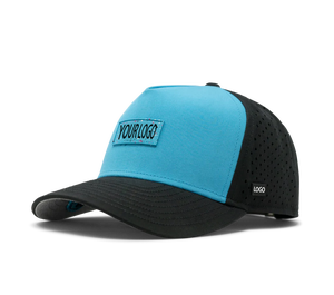 หมวกเบสบอลกันน้ำระบายอากาศได้ดี ตัดด้วยเลเซอร์ พร้อมโลโก้ป้าย PVC แบบกำหนดเอง สายรัดแบบสปอร์ต สำหรับคุณพ่อ - Product Image 2