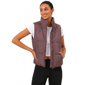 Veste sans manches matelassée personnalisée OEM ODM, fabricant de gilets d'hiver pour femmes en marque privée - Product Image 1