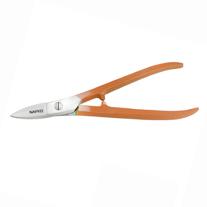 Tijeras Rectas de Alta Calidad Estilo Alemán de 180 mm, Herramienta para Hacer Joyas, Cortador de Hilo, Manualidades, Tijeras de Precisión con Mango Naranja - Product Image 1