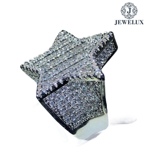 Best Quality Elegant Fashion <b>Ring</b> Unisex Luxury Jewelry IGI Certified <b>925</b> <b>Silver</b> 18K Gold Plated Wedding Engagement Gift Best - Product Image 2