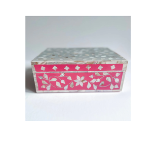 Luxury Mother Of Pearl Inlay <b>Keepsake</b> Organizer & Jewelry <b>Box</b> Trendy Shelf <b>Box</b> Jewelry Organizer for <b>Wedding</b> Or Festive Gifting - Product Image 4